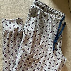 Jockey Men's Floral Pattern Joggers - Gray and Blue